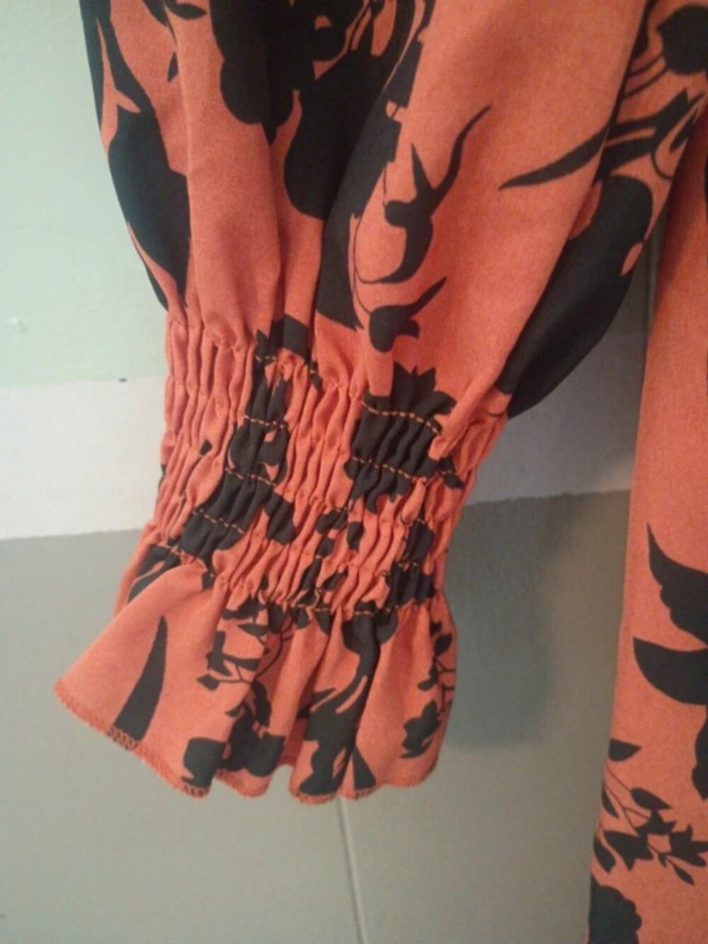 Burnt orange dress size L - Picture 2 of 4